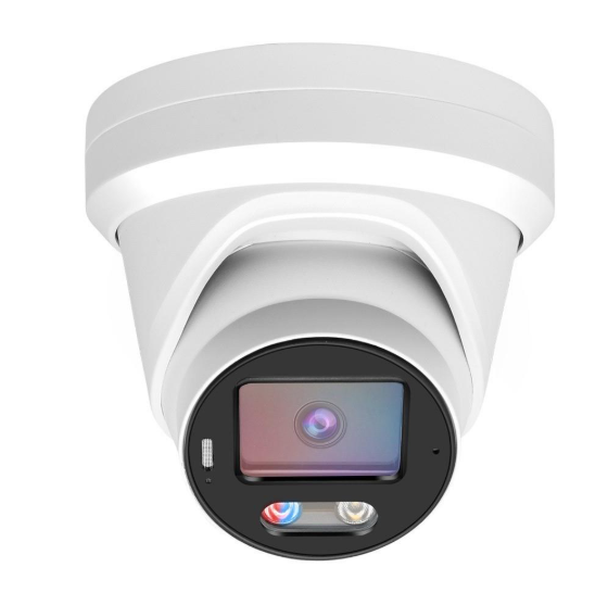 FOCUS 8MP ULTRA HD TWO-WAY STROBE LIGHT IP TURRET CAMERA  (FS-TC6190VS)